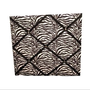 Wall Mounted Zebra Print Memory Board